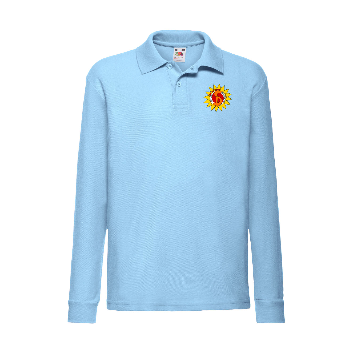 Schule-Duvenstedt-Polo-Langarm-Hellblau