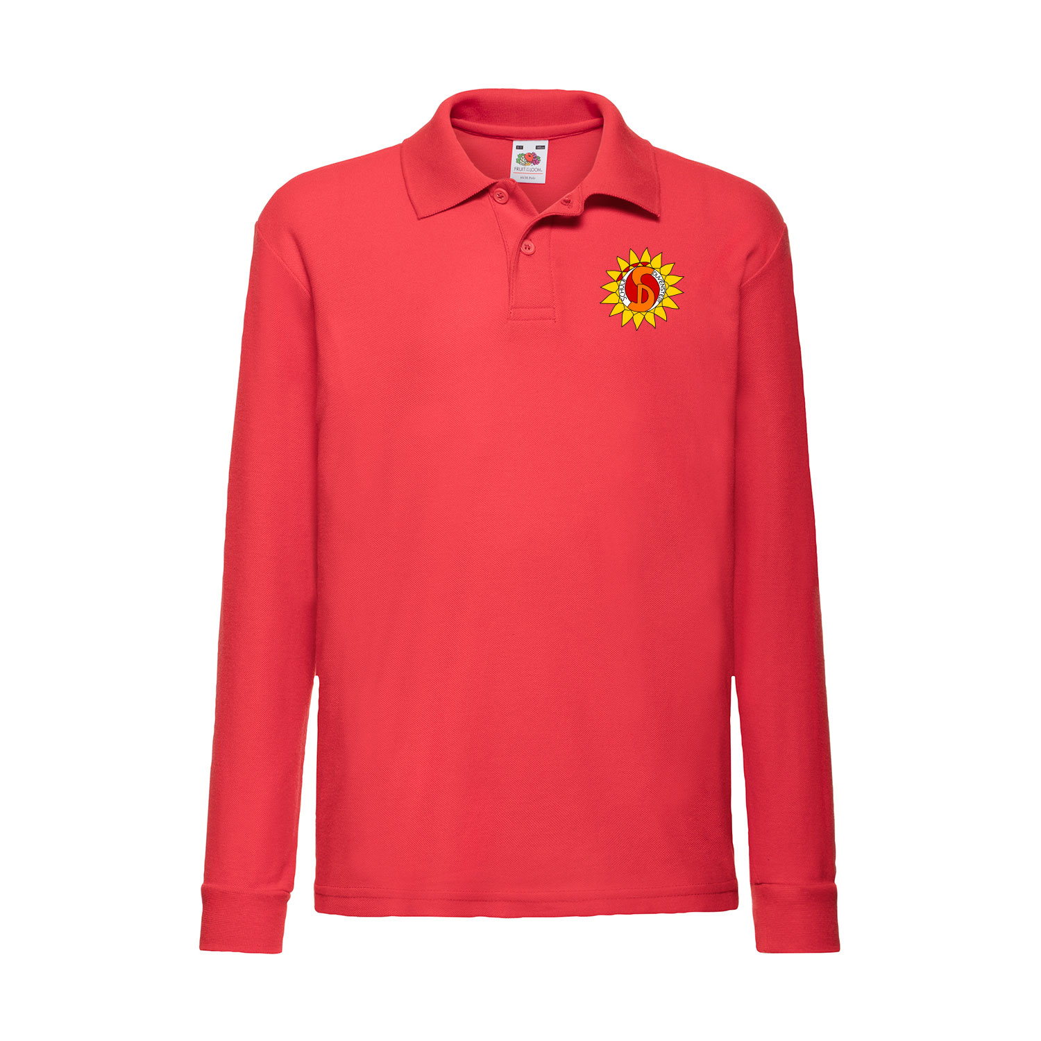 Schule-Duvenstedt-Polo-Langarm-Rot